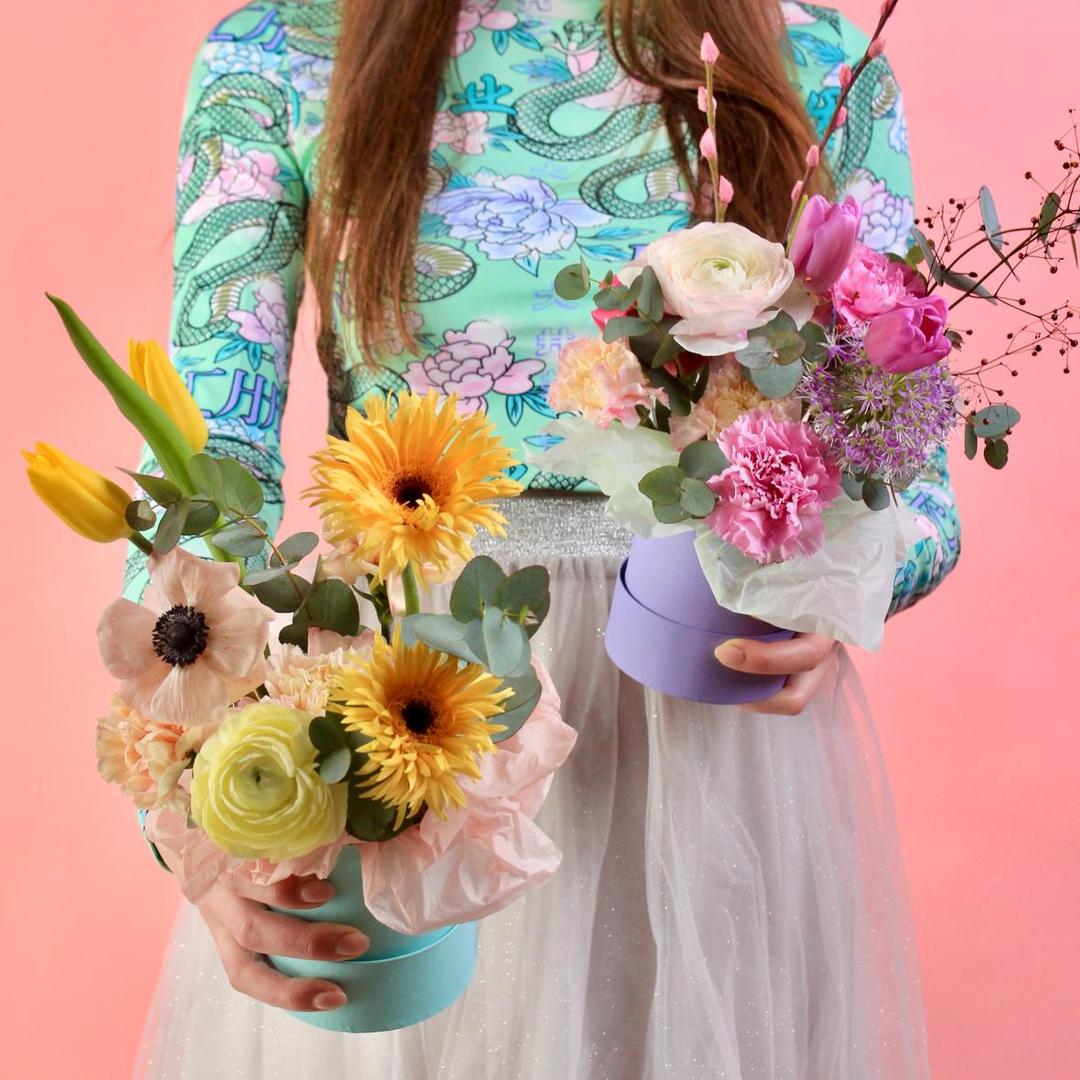 Весенняя композиция (в 2-х вариантах)