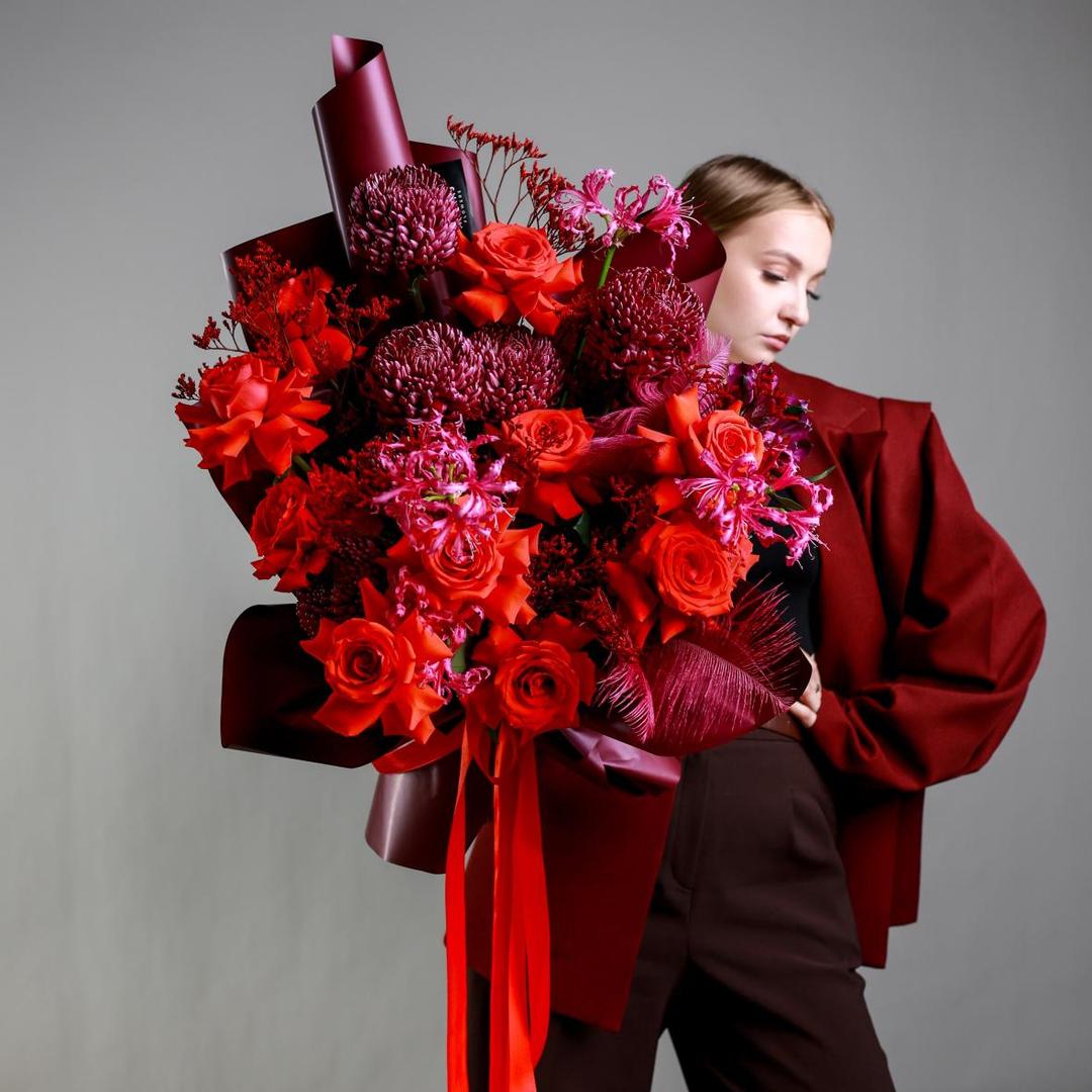 Букет Пламенная осень