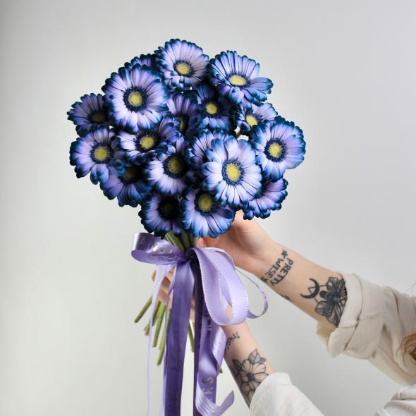 Гербера мини (крашеная)