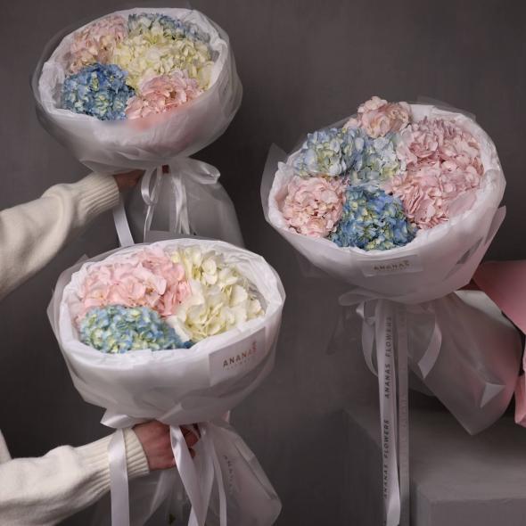 Букет Сад гортензий (в 3-х размерах)