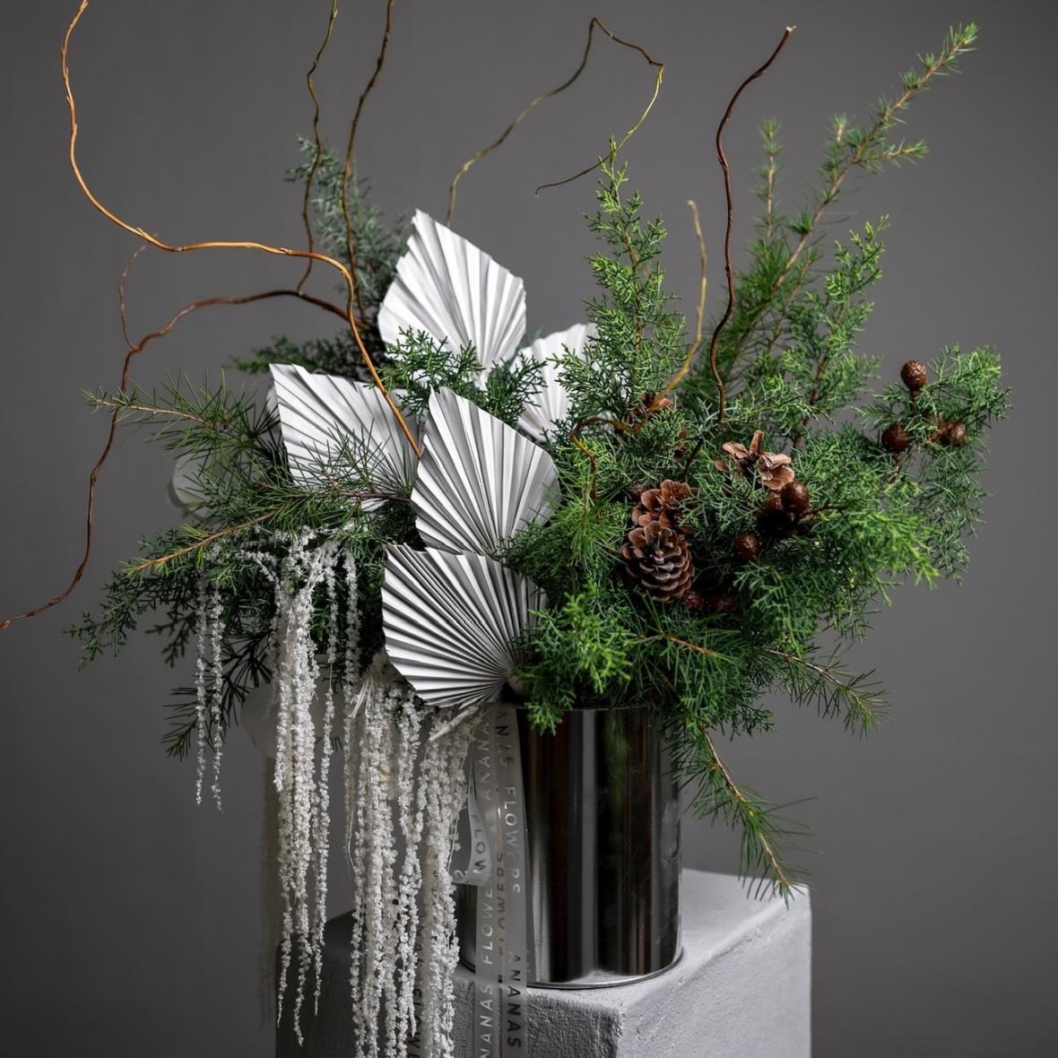 Композиция в банке Первый снег