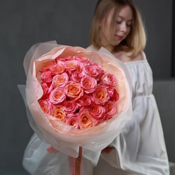 Монобукет из роз 40см