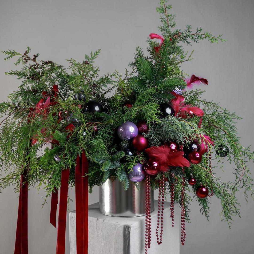 Авторская новогодняя композиция в банке