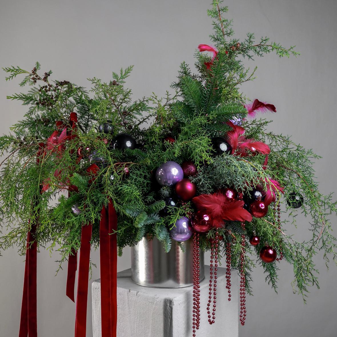 Авторская новогодняя композиция в банке